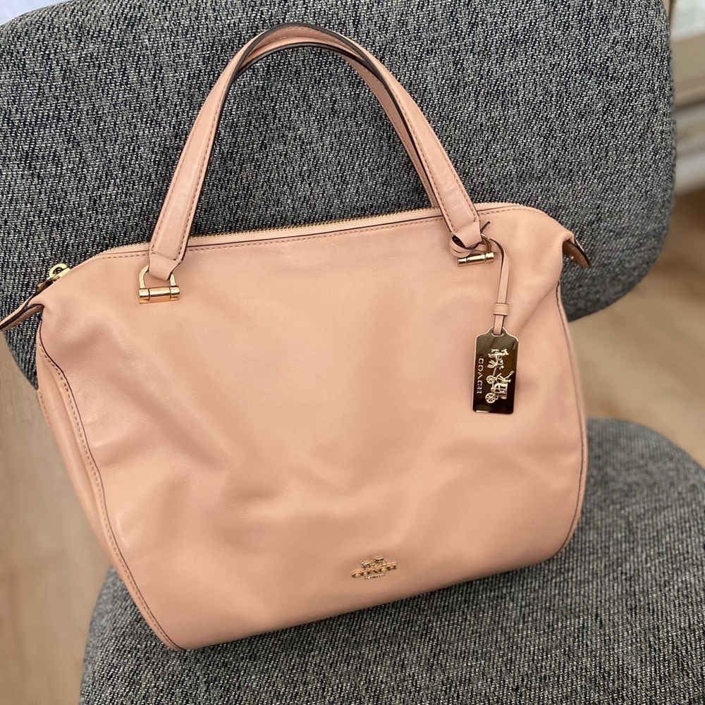 Coach Madison Satchel in Smooth Leather